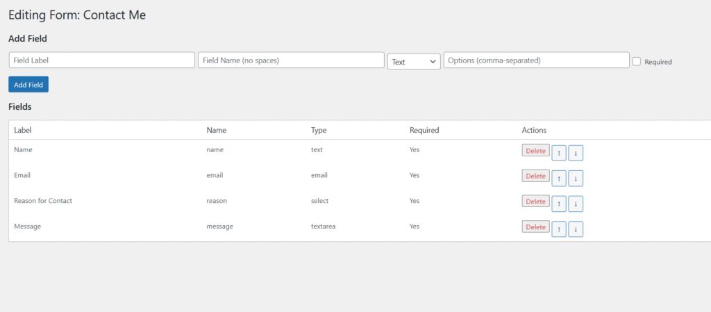 My Custom WP Form Creator Plugin