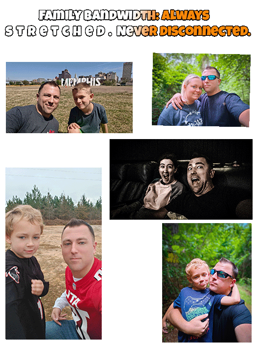 Family means the world to me